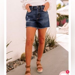 Denim shorts